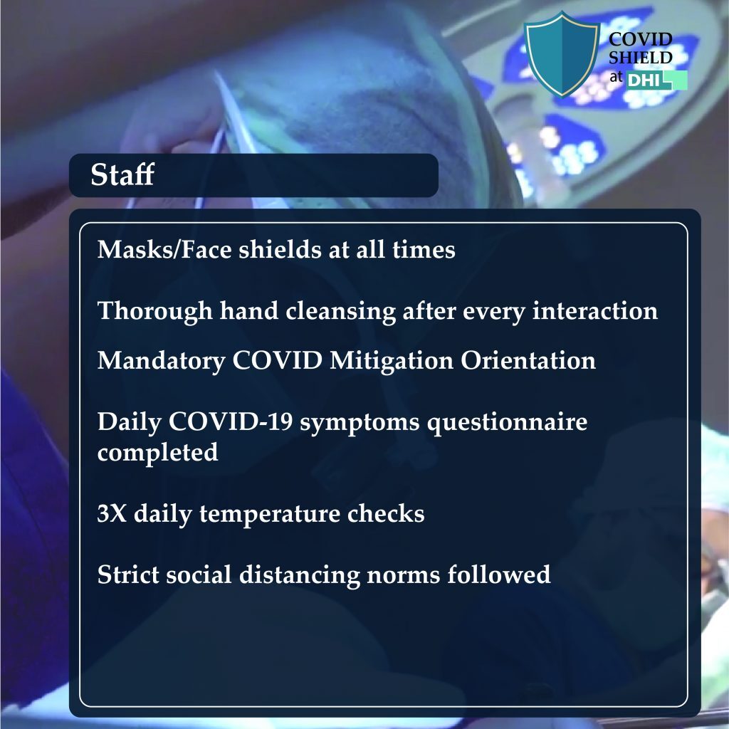 Staff Available at DHI