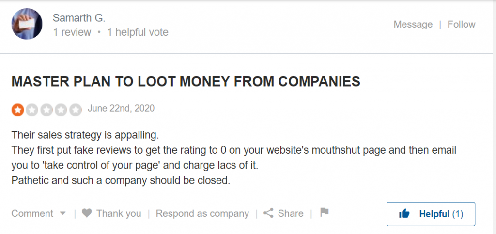 Beware of Fake Review Sites