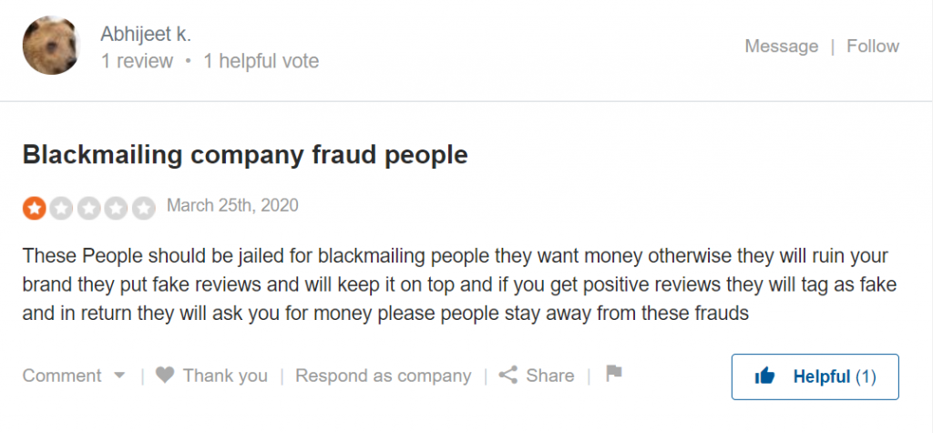 Beware of Fake Review Sites