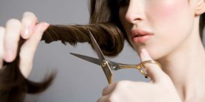 Trim split ends and dry tips for a healthier haircut