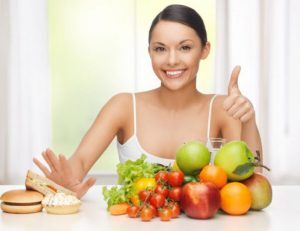 Eat Greens and Fruits for Healthy, Shiny Hair